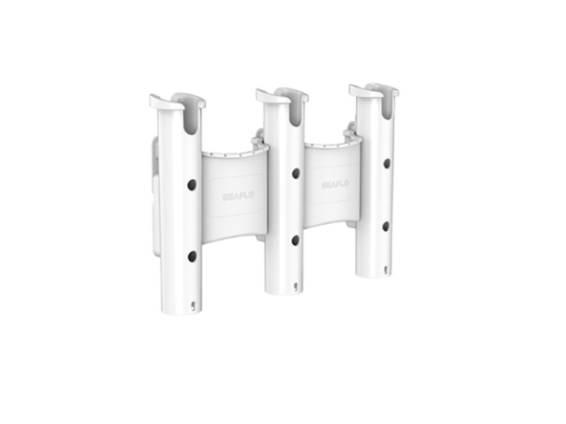BIAŁY UCHWYT NA 3 WĘDKI SEAFLO SFRH04-03-02W
